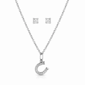 Montana Silversmiths Effortless Shimmer Jewelry Set texture-rose-gold  