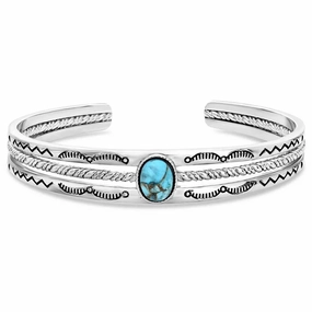 Montana Silversmiths Enchanted Soul Cuff Bracelet texture-rose-gold  