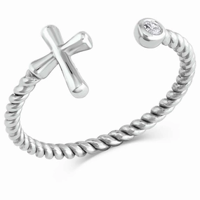 Montana Silversmiths Faith On Full Ring texture-rose-gold  