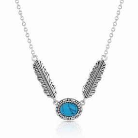 Montana Silversmiths From the Ground Up Turquoise Necklace texture-rose-gold  