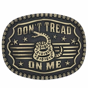 Montana Silversmiths Gadsden Snake Heritage Attitude Buckle texture-rose-gold  