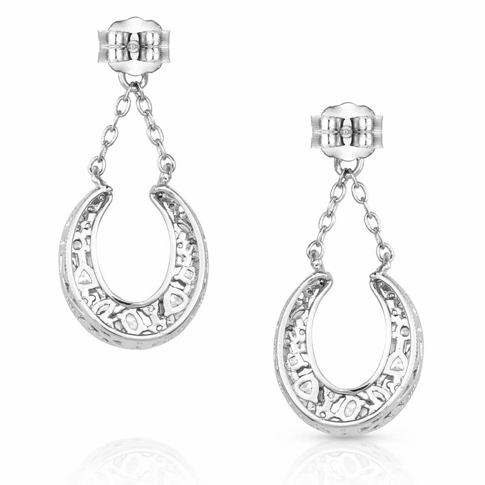 Montana Silversmiths Intentional Luck Crystal Drop Earrings