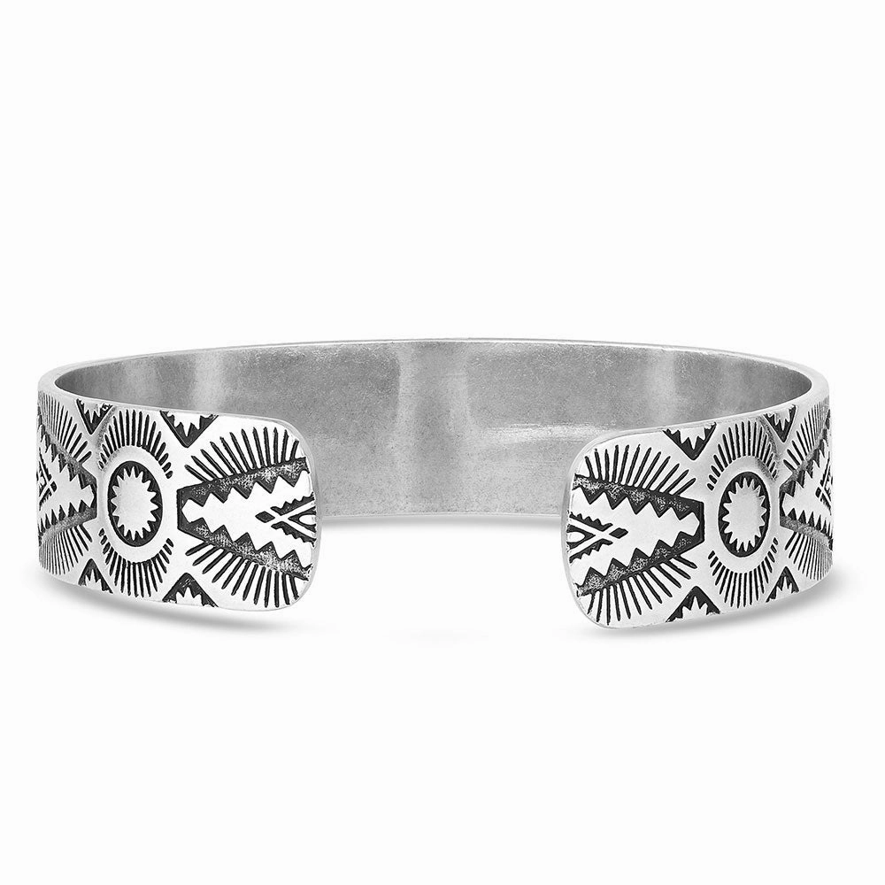 Montana Silversmiths Shimmering Depths Geometric Cuff Bracelet