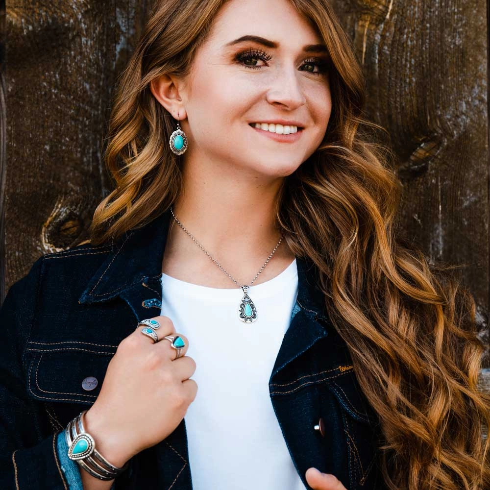 Montana Silversmiths Ways of the West Turquoise Necklace