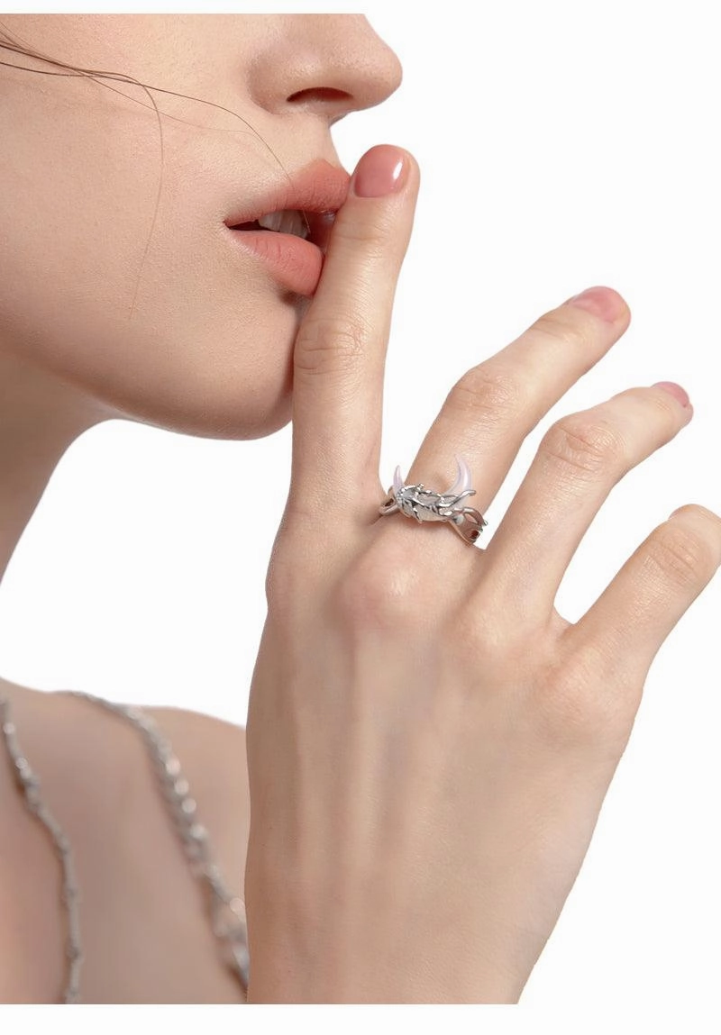 Moon Ring Tide Cool Spicy Girl's Index Finger