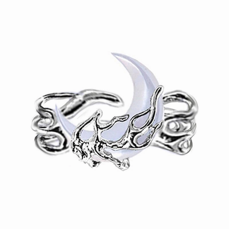 Moon Ring Tide Cool Spicy Girl's Index Finger