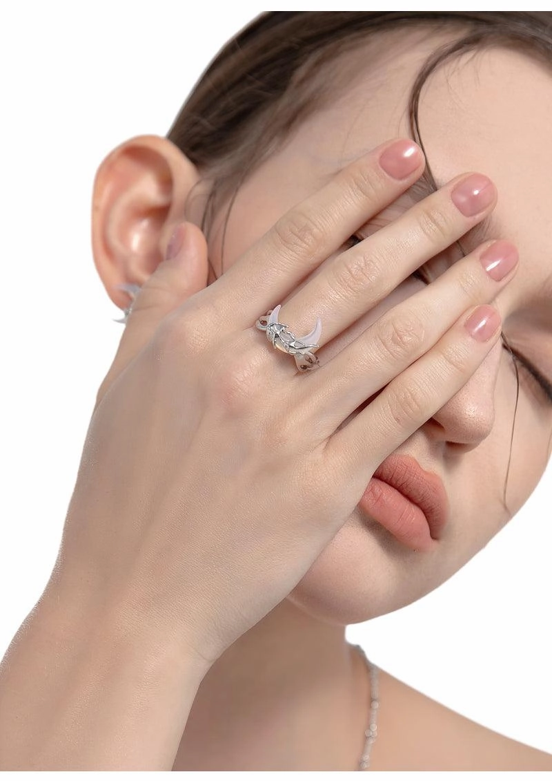 Moon Ring Tide Cool Spicy Girl's Index Finger