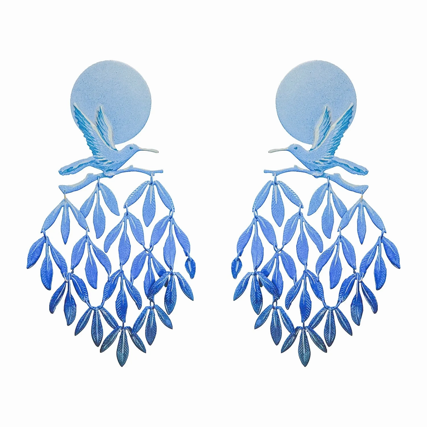 Moonlight Tropical Tapestry Earrings