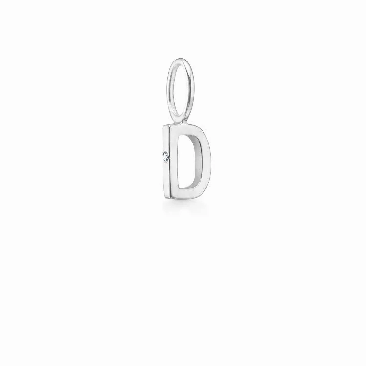 My D 18K Whitegold Pendant w. Diamond