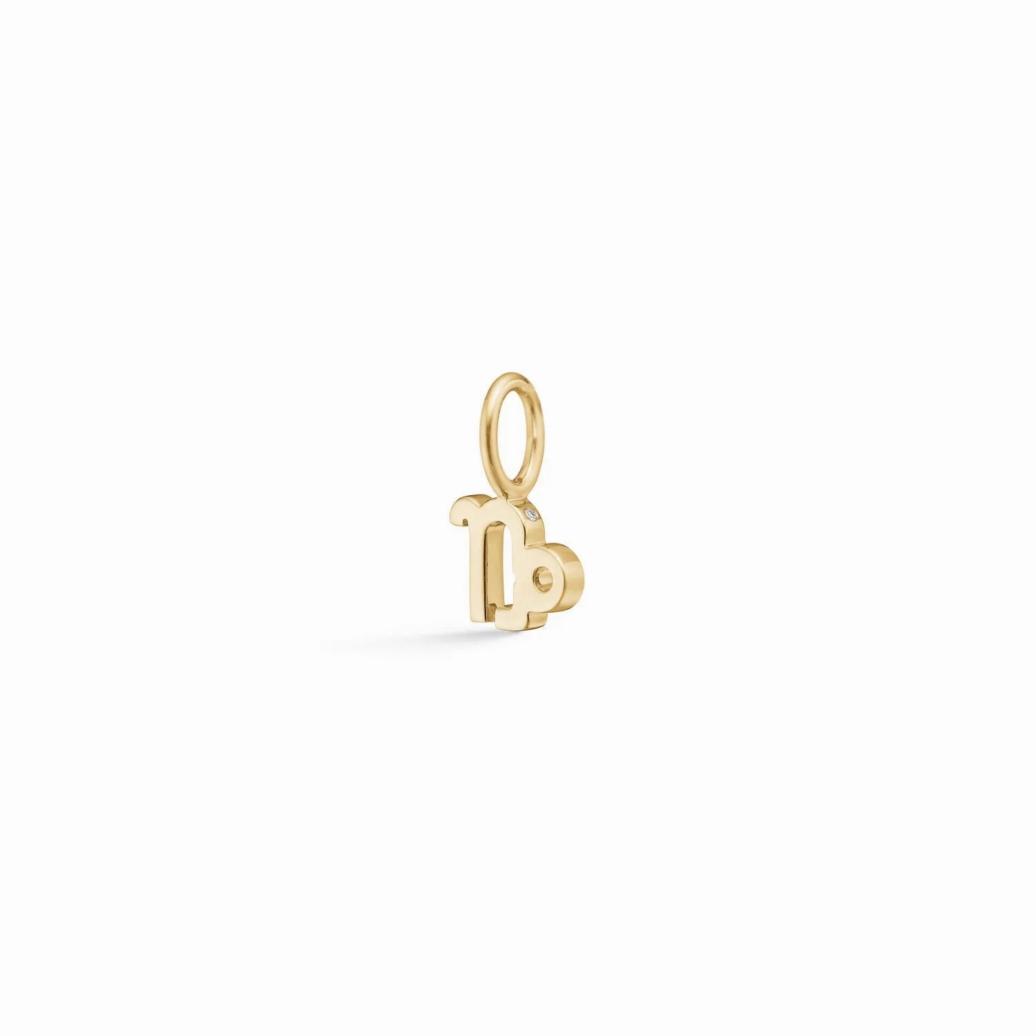 My Zodiac Capricorn 18K Gold Pendant w. Diamond