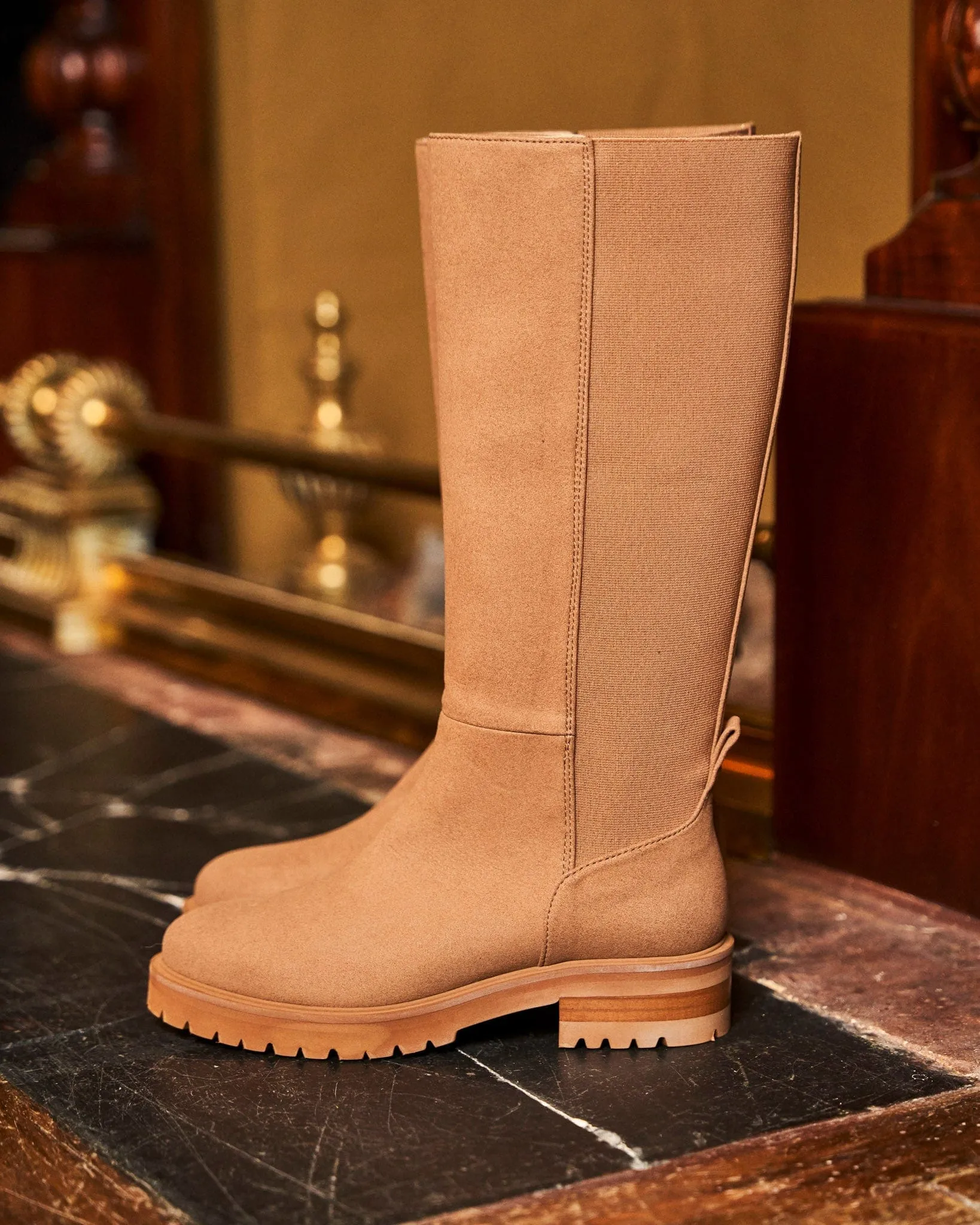 Mystery Recycelte Vegane Wildleder Stiefeletten | Mokka