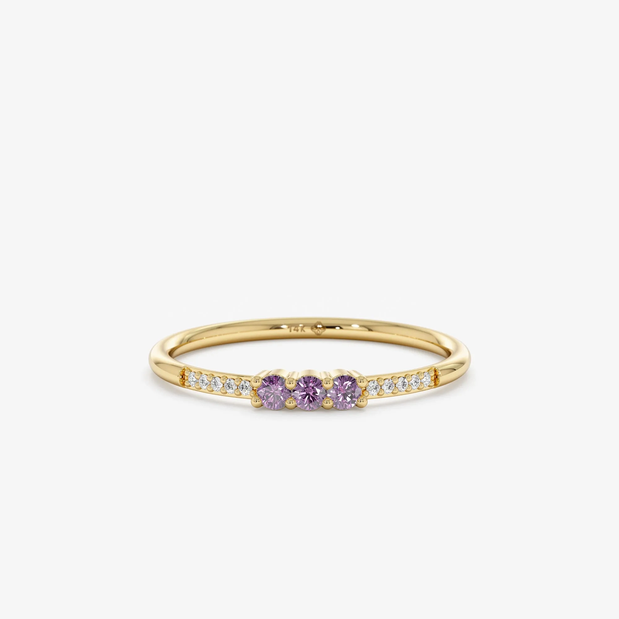 Natural Amethyst and Diamond Ring, Jamie