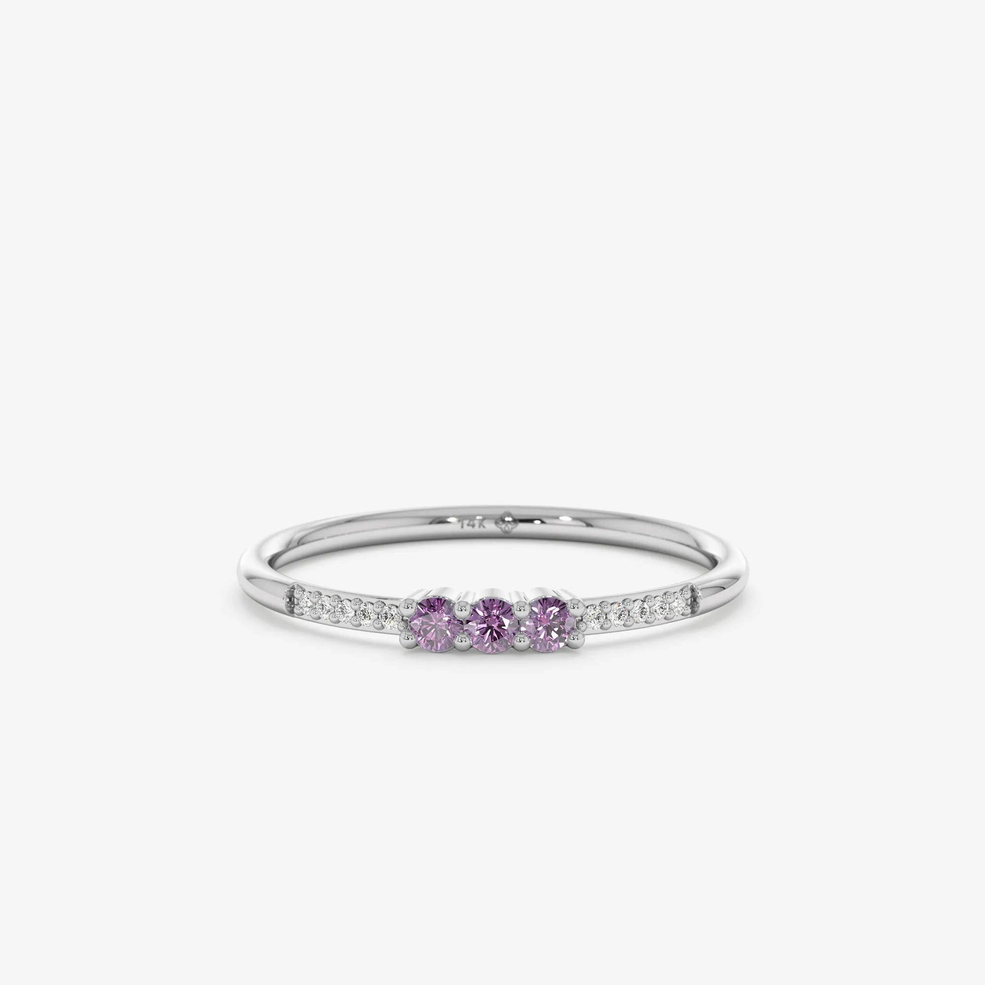 Natural Amethyst and Diamond Ring, Jamie