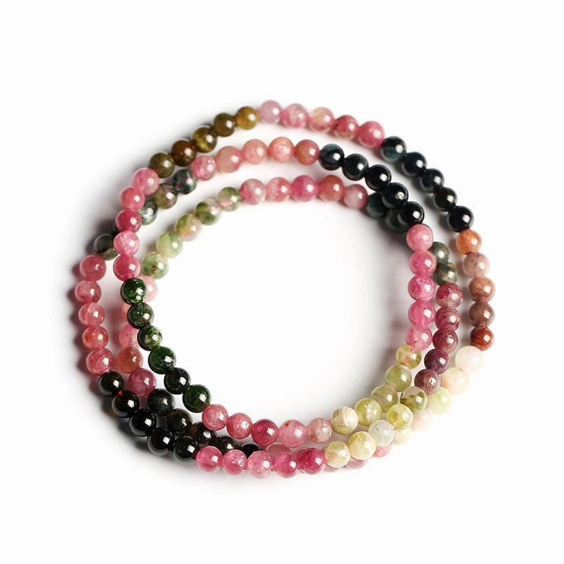 Natural Brazilian Tourmaline Tourmaline Buddha Bead Bracelet