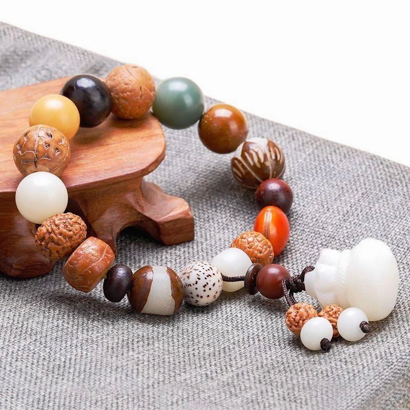 Natural Buddha Beads Bodhi Seed Bracelet