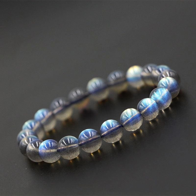 Natural Crystal Gem Labradorite Bracelet
