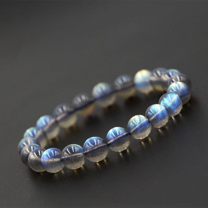 Natural Crystal Gem Labradorite Bracelet