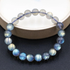 Natural Crystal Gem Labradorite Bracelet 