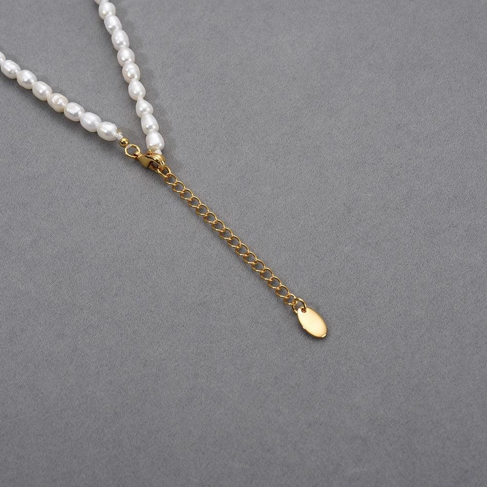 Natural Freshwater Pearl Bead French Retro Easy Match