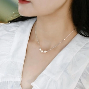 Natural Freshwater Pearl Necklace 