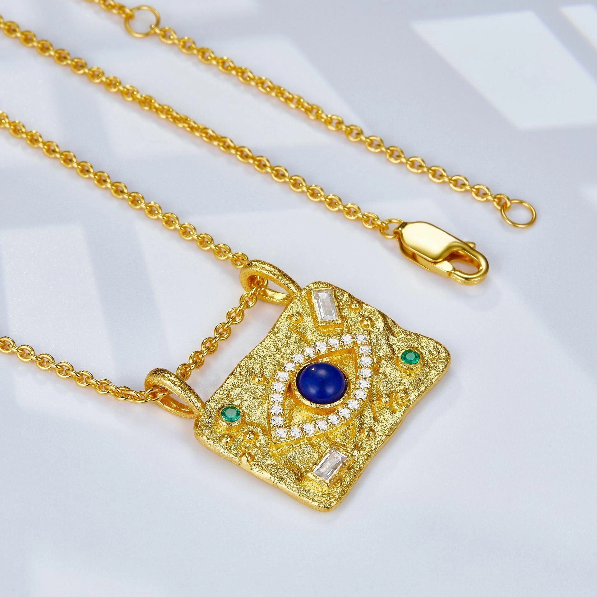 Natural Lapis Lazuli Beautiful Surface Necklace