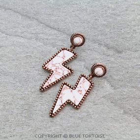 Natural Striking Distance Coppertone Earrings texture-rose-gold  