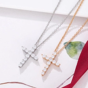 New Cross Pendant Simple Necklace 