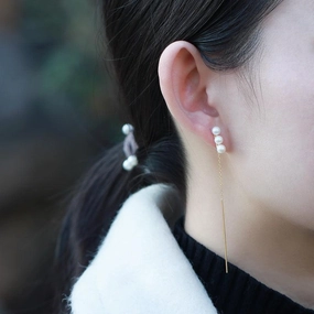 New Fashion Natural Pearl Earrings 