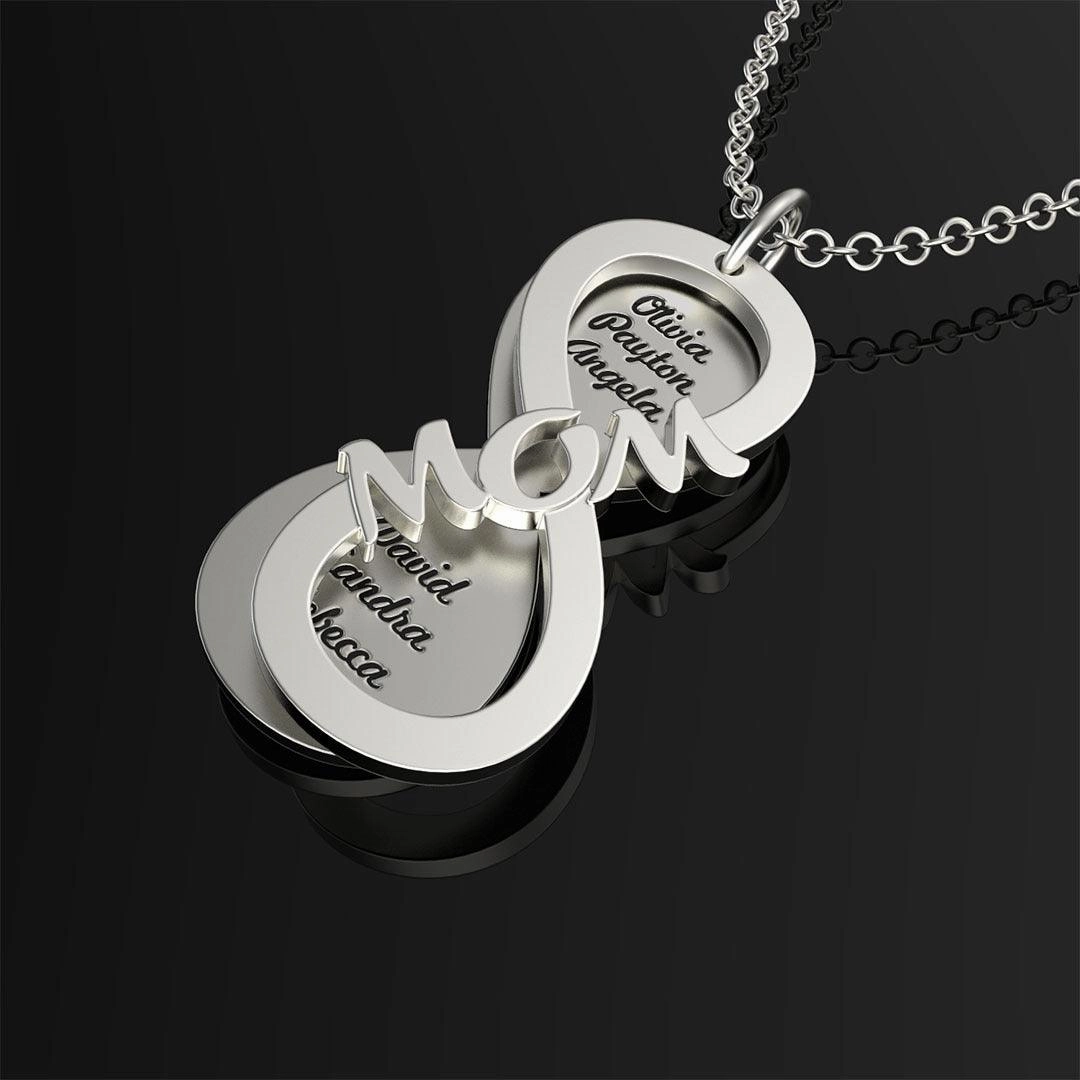 New Mother's Day DIY Retro Simple Sweater Necklace Stainless Steel Pendant