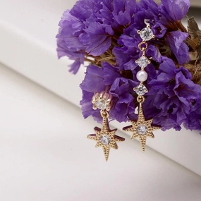 New Sterling Silver Gold Plated Earrings 