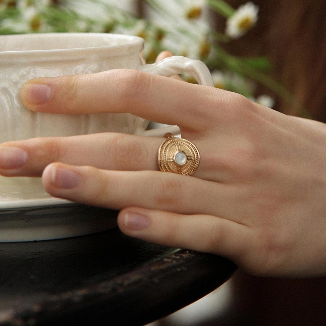 New Sterling Silver Ring For Women's Retro Small And Simple Luxury