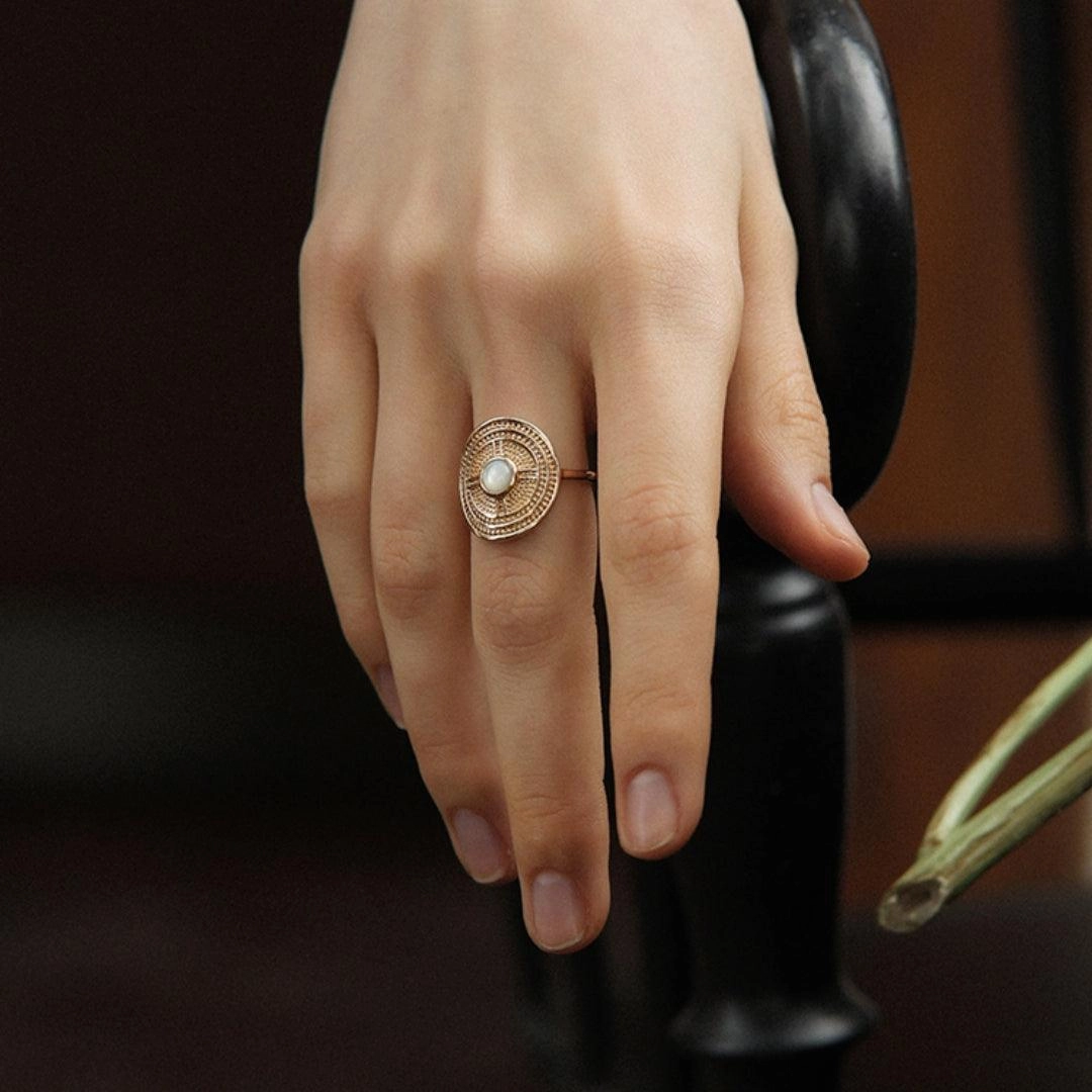 New Sterling Silver Ring For Women's Retro Small And Simple Luxury