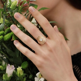 New Sterling Silver Ring For Women's Retro Small And Simple Luxury 