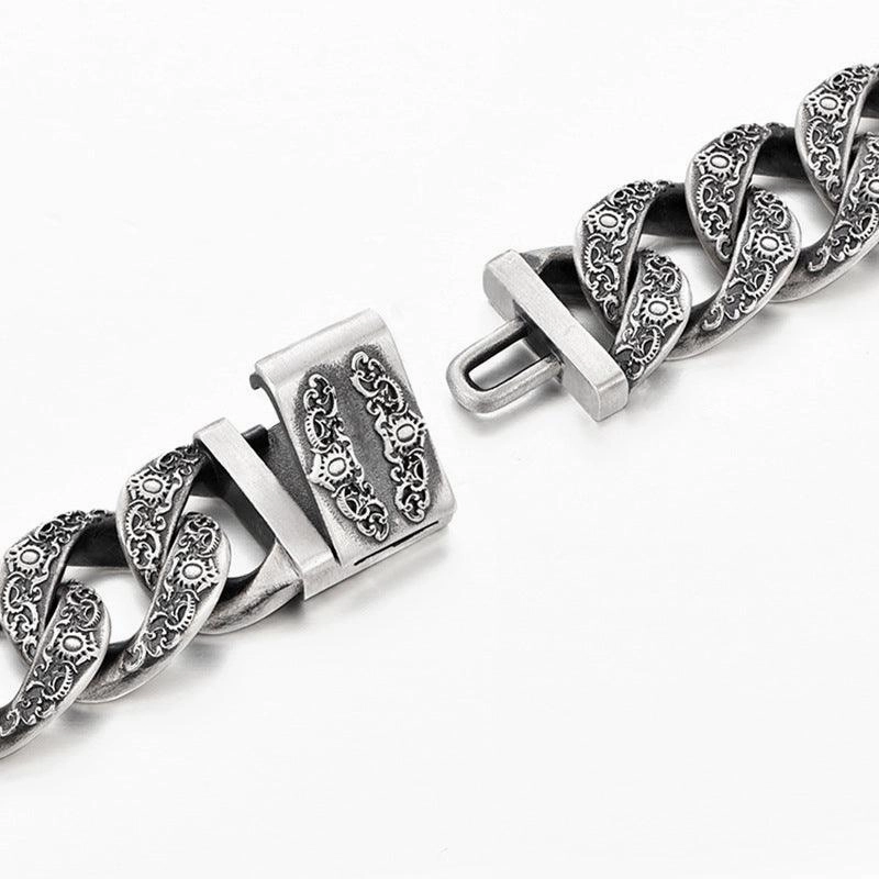 New Wolf Head Bracelet Men's Fashion Retro Hegemony