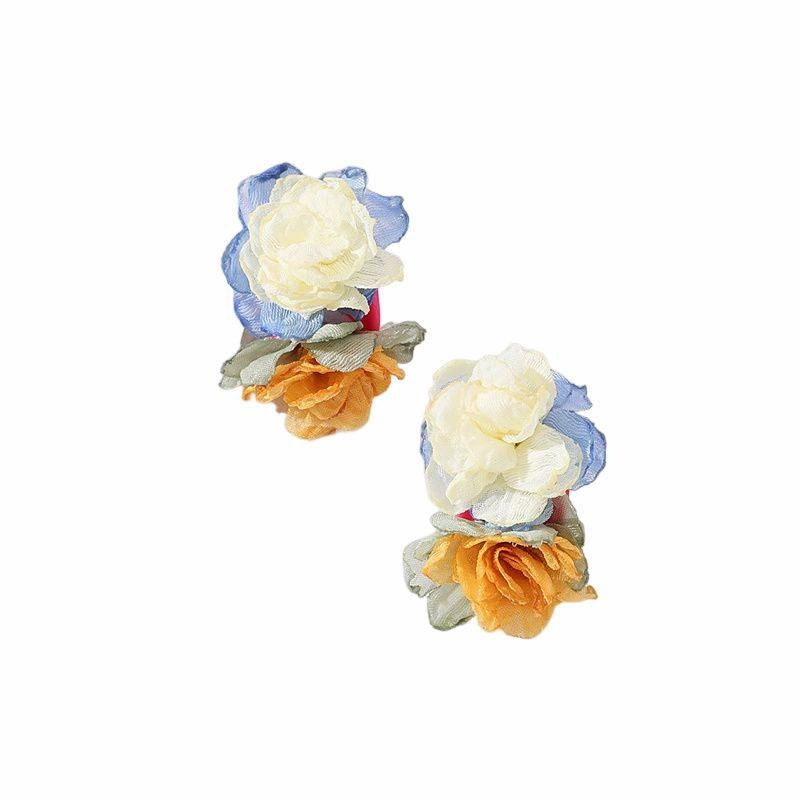 New Women's Handmade Flower Earrings