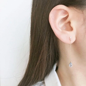 New Women's Simple Long Ear Line 