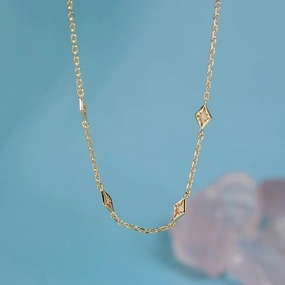 New Women's Sterling Silver Necklace 