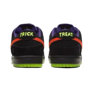 Nike SB Dunk Low Nacht des Unfugs Halloween Schwarz Orange Lila Elektrisches Grün Nike Dunk