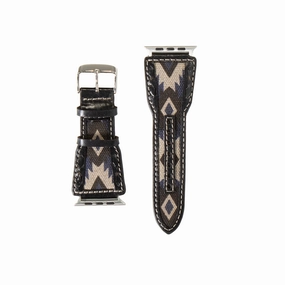 Nocona Aztec Apple Watch Band texture-rose-gold  