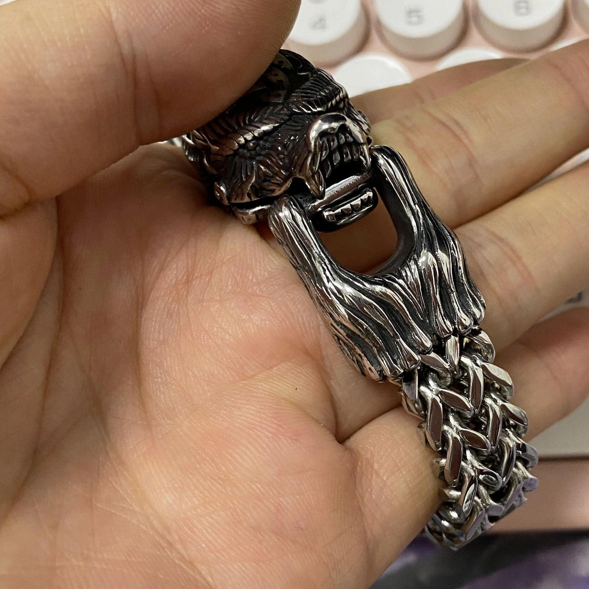 Nordic Viking Men's Bracelet Retro Punk