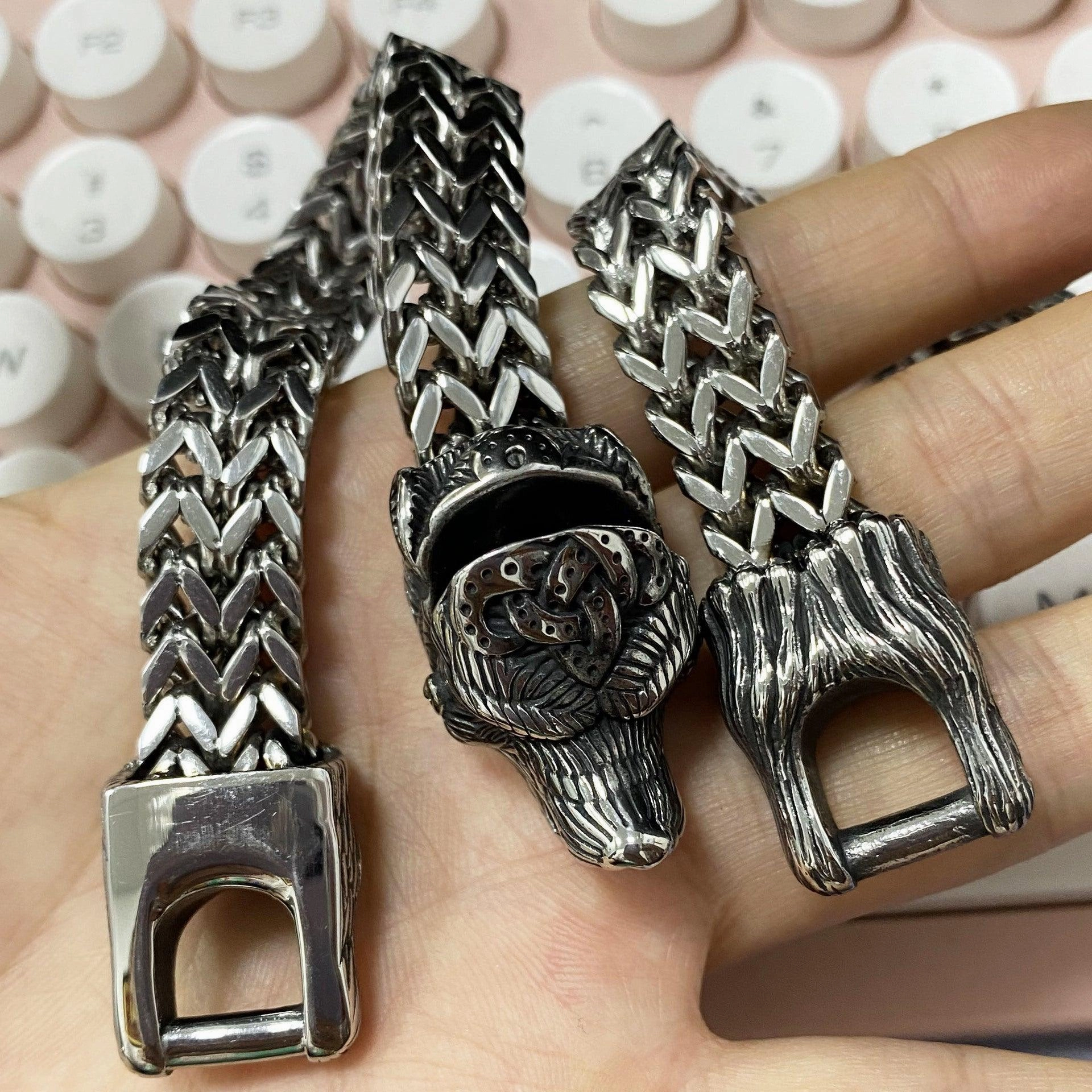 Nordic Viking Men's Bracelet Retro Punk