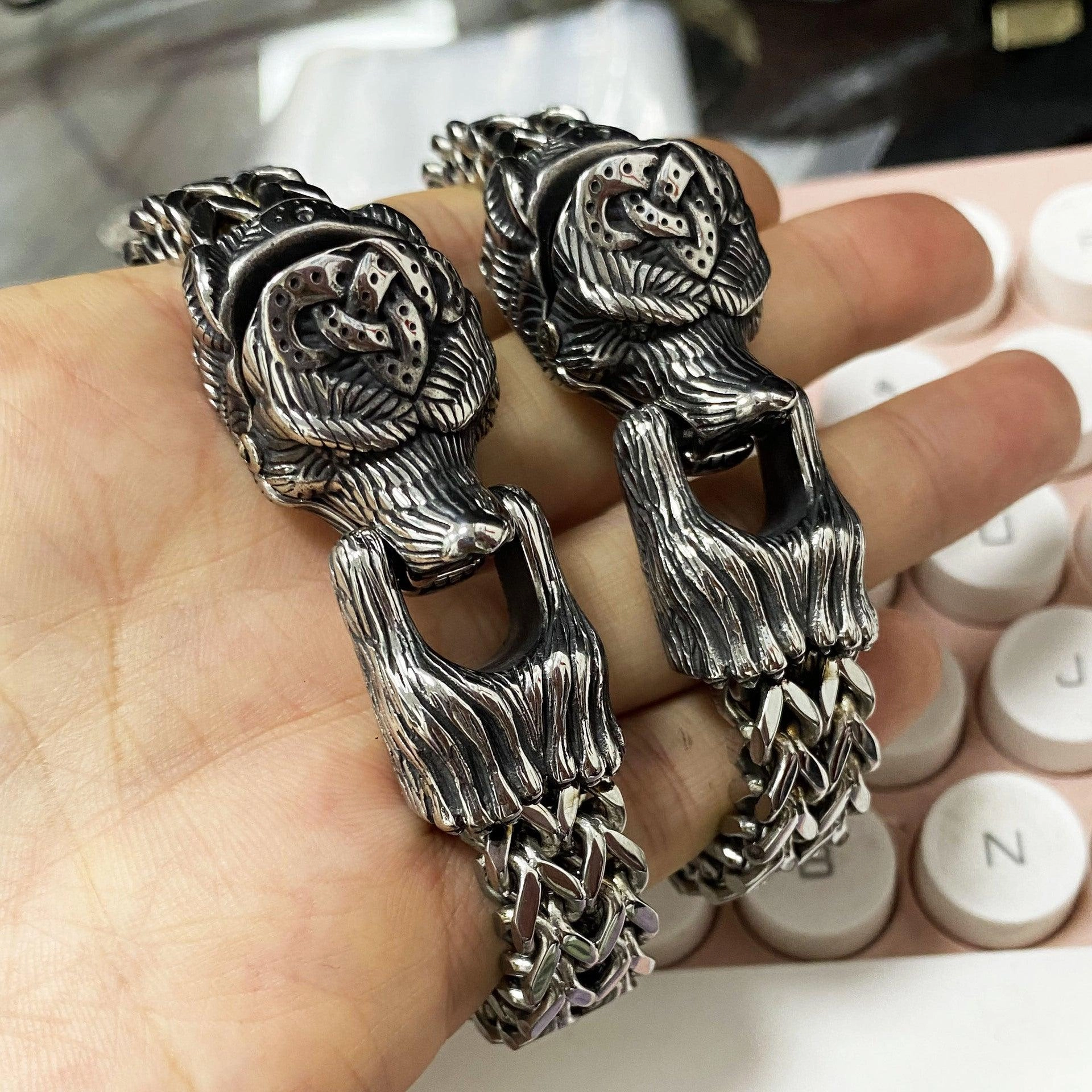 Nordic Viking Men's Bracelet Retro Punk 