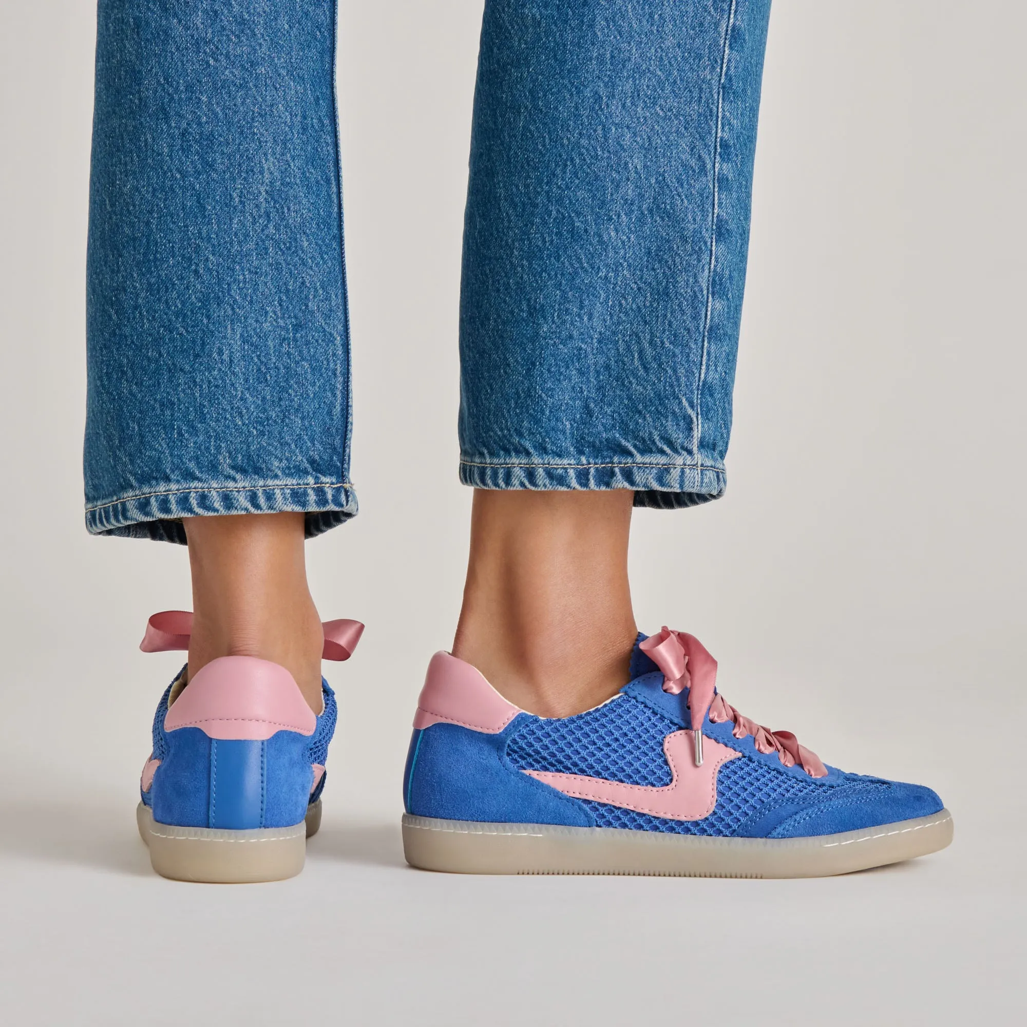 HINWEIS MESH SNEAKERS ROYAL BLAU GEWEBTES MESH