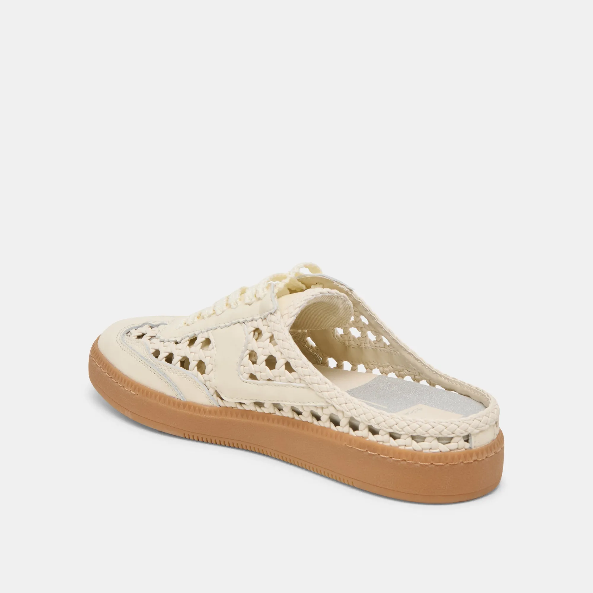 HINWEIS SLIDE GEFLECHTE SNEAKERS OFF WHITE GEFLECHTE STELLA