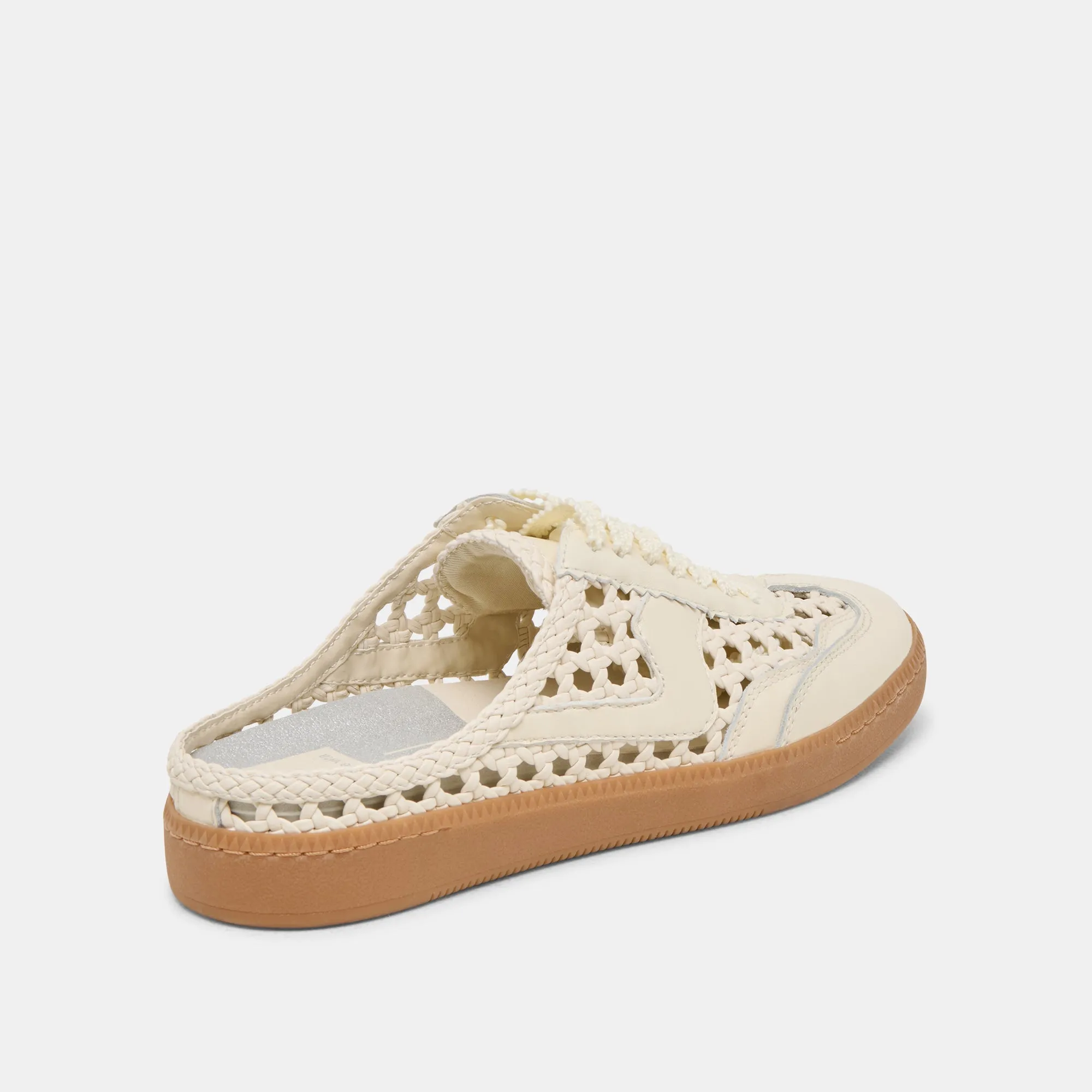 HINWEIS SLIDE GEFLECHTE SNEAKERS OFF WHITE GEFLECHTE STELLA