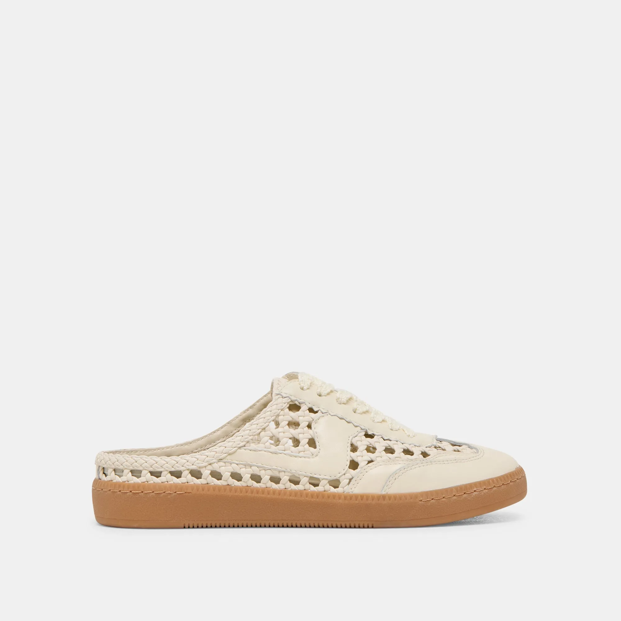 HINWEIS SLIDE GEFLECHTE SNEAKERS OFF WHITE GEFLECHTE STELLA