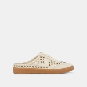 HINWEIS SLIDE GEFLECHTE SNEAKERS OFF WHITE GEFLECHTE STELLA