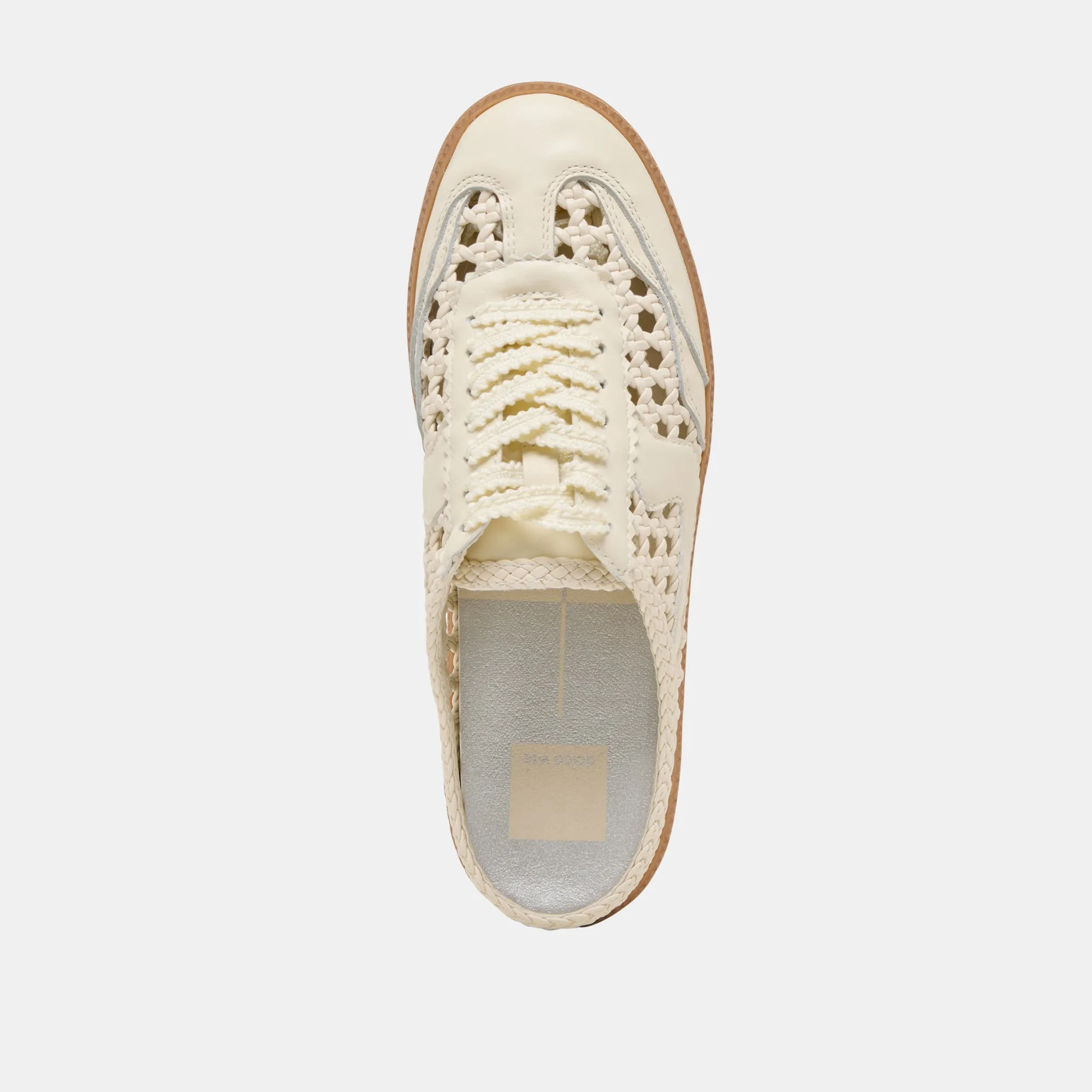 HINWEIS SLIDE GEFLECHTE SNEAKERS OFF WHITE GEFLECHTE STELLA