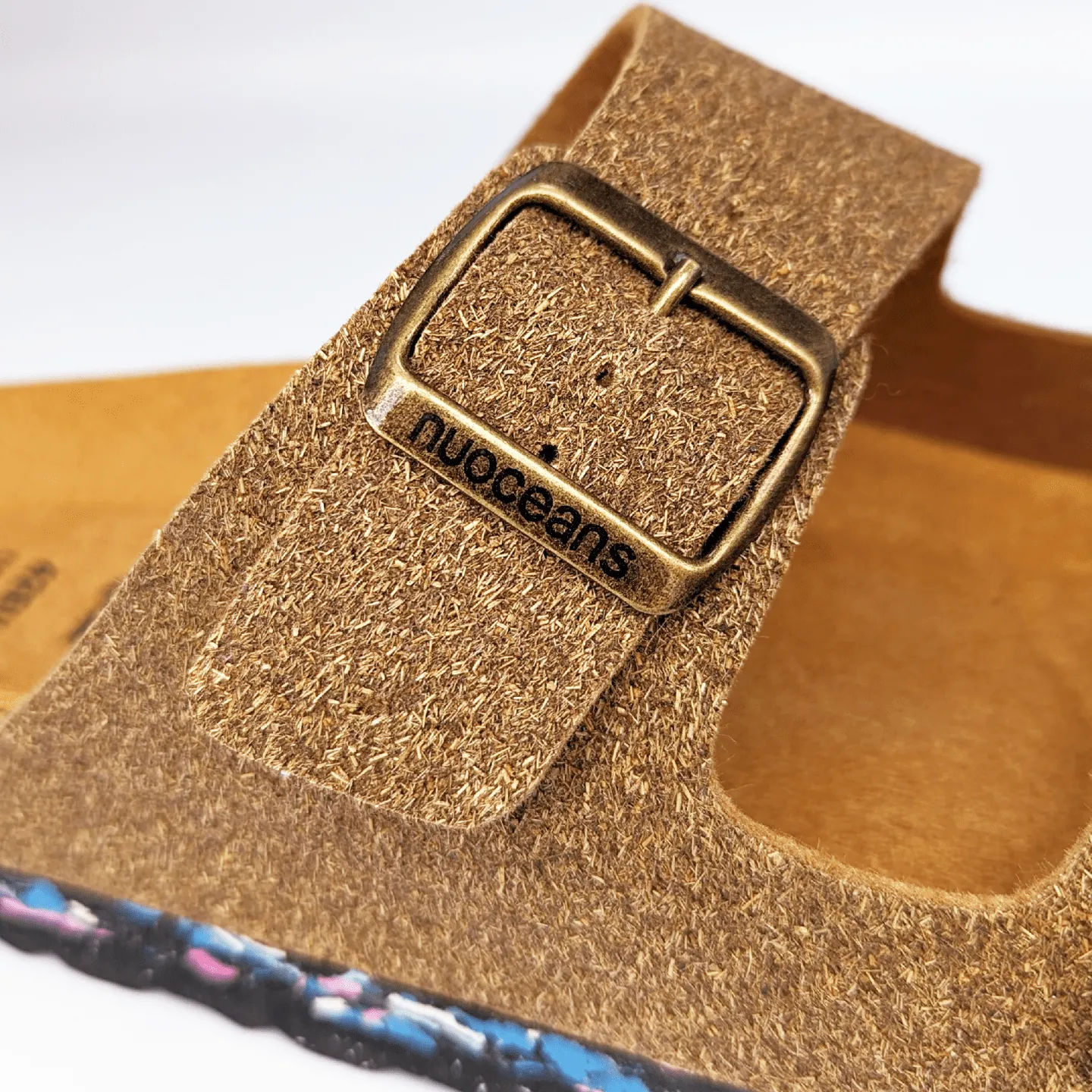 Nuo Palmenfaser & Kork Riemchensandalen | Coco