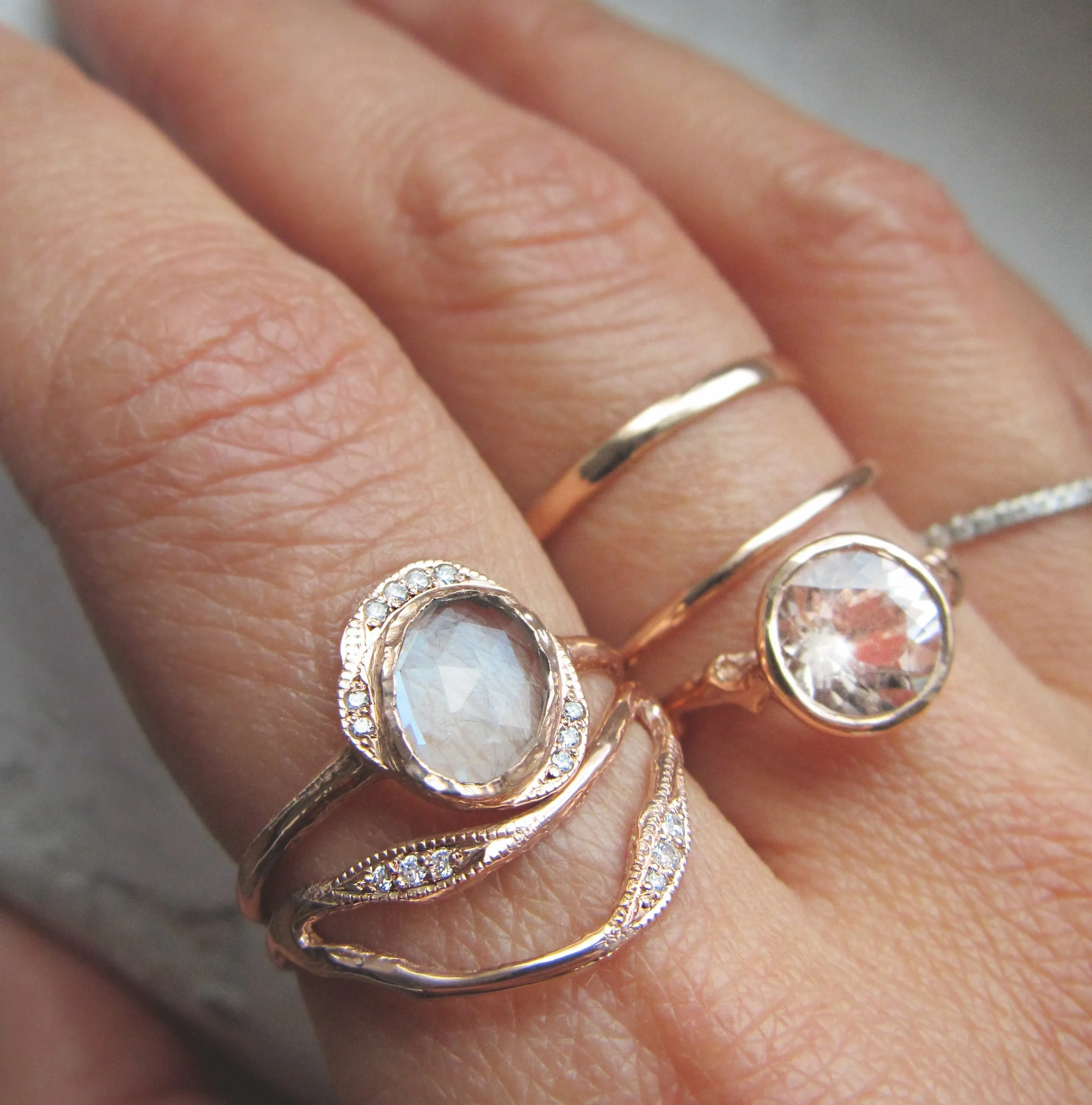 Oasis Blue Topaz Ring
